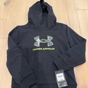 Under Armour Dark Hoodie with Tag boys size 6